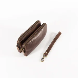 Bolso de mano piel envejecida